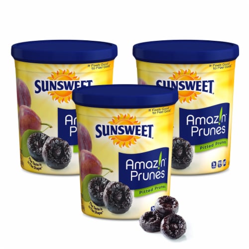 Sunsweet® Pitted Prune Canister Perspective: back