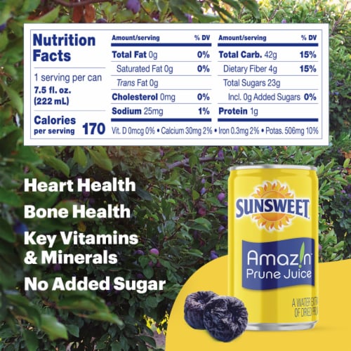 Sunsweet® Amaz!n™ Can Prune Juice Perspective: back
