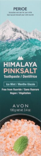 Avon Perioe Himalaya Pink Salt Ice Mint Toothpaste Perspective: back