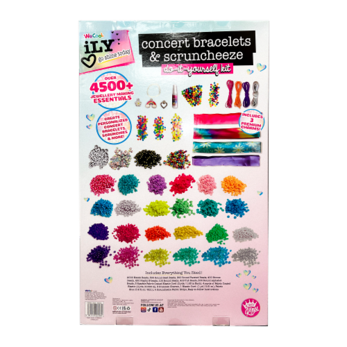 Wecool® Concert Bracelets & Scruncheeze Do-It-Yourself Kit Perspective: back