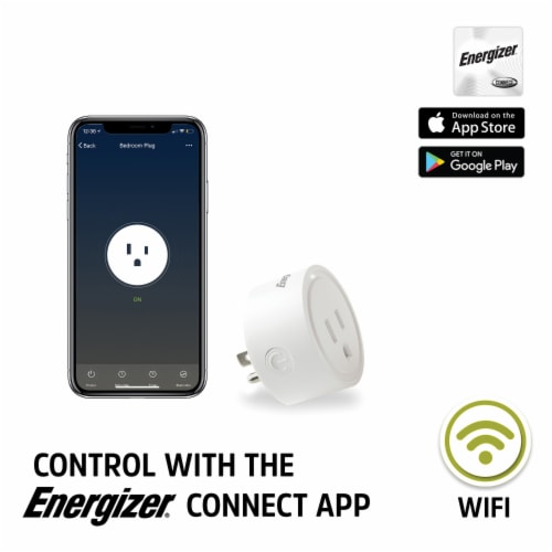 Smart Wi-Fi® 15-Amp Wall Plug (2 Pack) Perspective: back