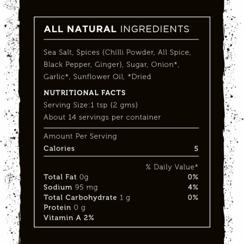 Dimply's Jerk Chicken Seasoning Mix, Marinade and Dry Rub for Chicken, Meat, Vegetables, Tofu Perspective: back