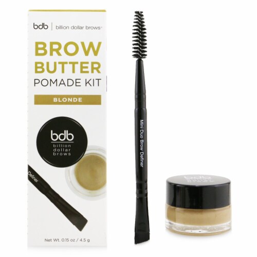 Billion Dollar Brows Brow Butter Pomade Kit: Brow Butter Pomade + Mini Duo Brow Definer  # Bl Perspective: back