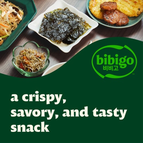 Bibigo Sesame Flavor Seaweed Snacks Perspective: back