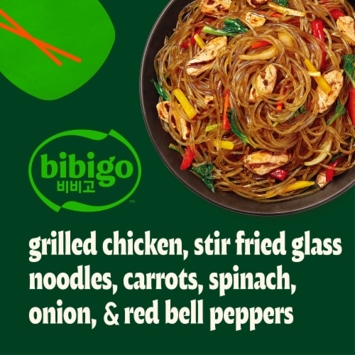 Bibigo Chicken & Vegetable Japchae Noodles Perspective: back