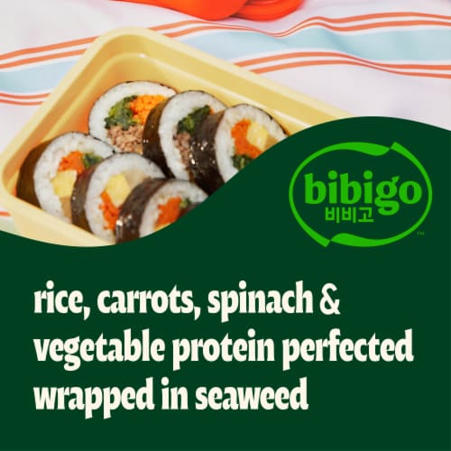 Bibigo Gimbap Bulgogi Beef Seaweed Rice Roll Perspective: back