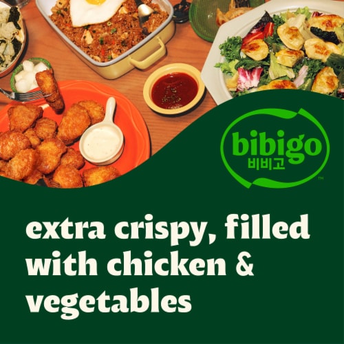 Bibigo Bulgogi Chicken & Vegetable Crispy Dumpling Bites Perspective: back