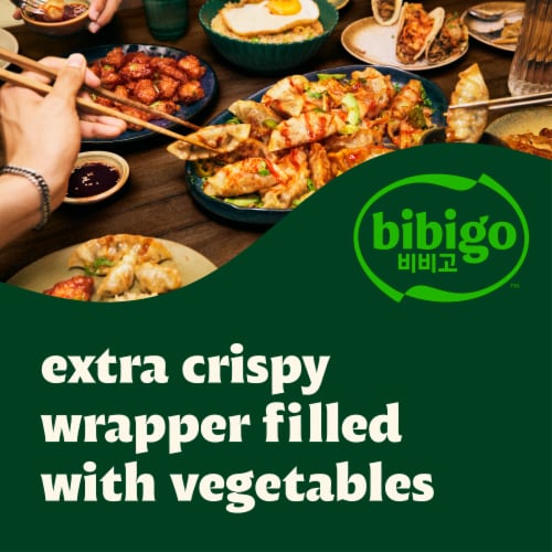 Bibigo Crispy Vegetable Mini Spring Rolls Perspective: back