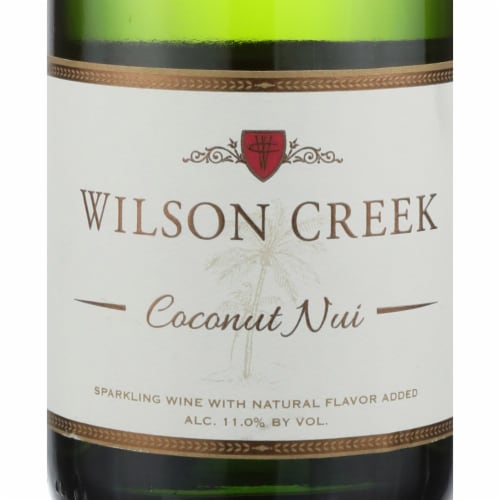 Wilson Creek Sparkling Coconut Nui California Flavored Wine Perspective: back