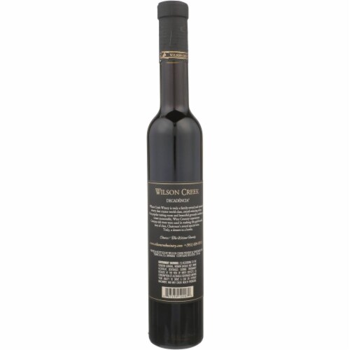 Wilson Creek Decadencia Chocolate California Flavored Wine Perspective: back