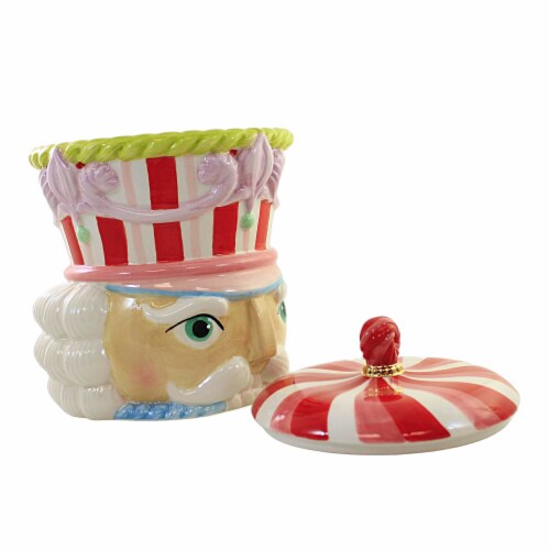 Pastel Nutcracker Cookie Jar