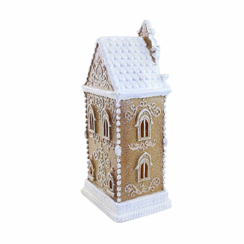Christmas Gingerbread Townhouse Village Home Decor Tabletop LED 2929462 Perspective: back