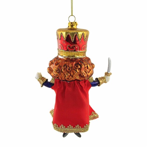 Holiday Ornament Nutcracker With Sword Glass Soldier Ballet Clara Dance 7981125 Perspective: back