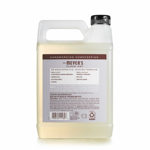 Mrs. Meyer’s Clean Day Lavender  Dish Soap Refill Perspective: back