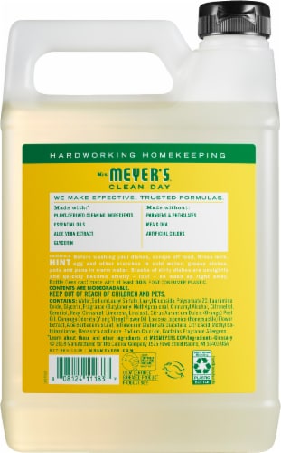 Mrs. Meyer’s Clean Day Honeysuckle Scent Dish Soap Refill Perspective: back