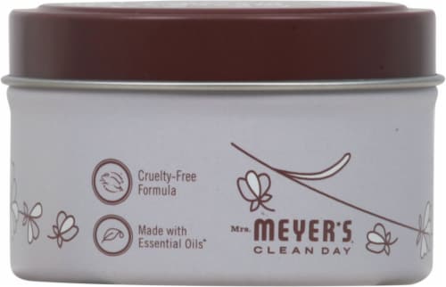 Mrs. Meyer's Clean Day® Lavender Scent Tin Candle Perspective: back