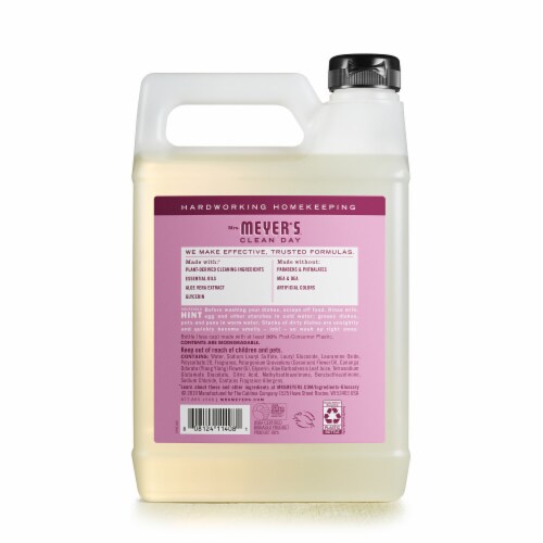 Mrs. Meyer's Dish Soap Refill-Peony Perspective: back