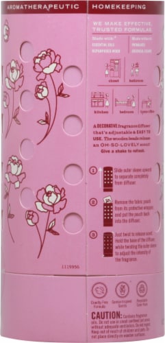 Mrs. Meyer's® Clean Day Peony Scented Wood Bead Diffuser Perspective: back