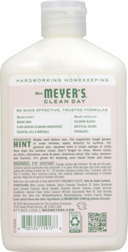 Mrs. Meyer’s Baking Soda Cream Cleaner, Apple Blossom Perspective: back