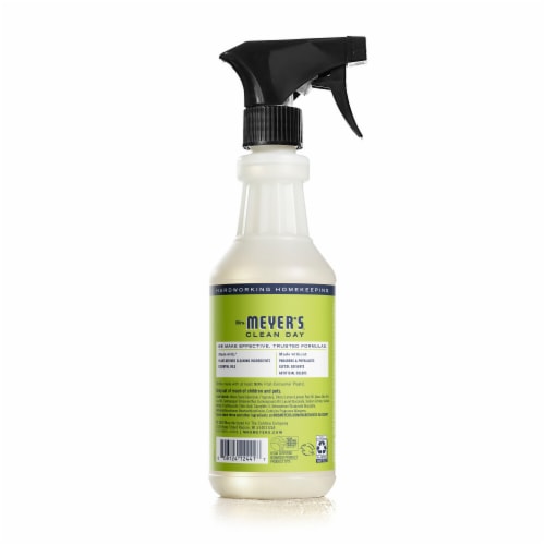 Mrs. Meyer's Clean Day Lemon Verbena Multi-Surface Everyday Cleaner Bottle Perspective: back
