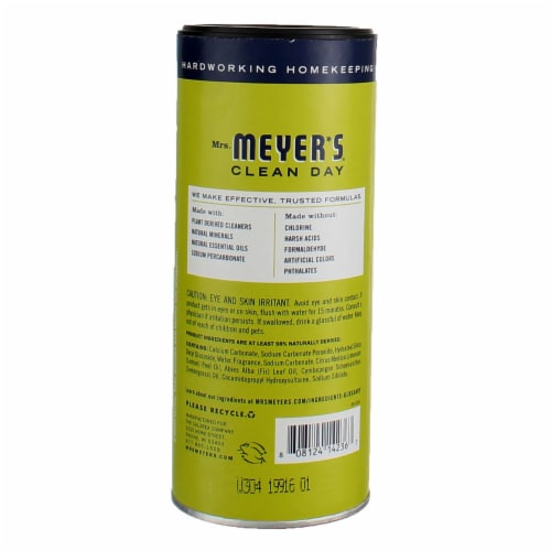 Mrs. Meyer's Clean Day Lemon Verbena Scent Surface Scrub Perspective: back