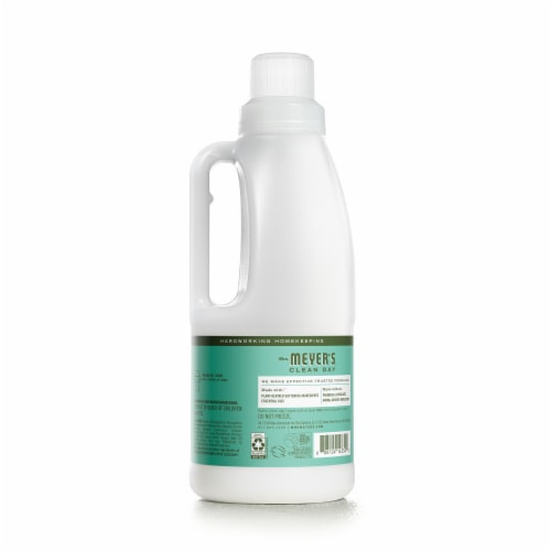 Mrs. Meyer's Clean Day Basil Scent Liquid Fabric Softener Perspective: back