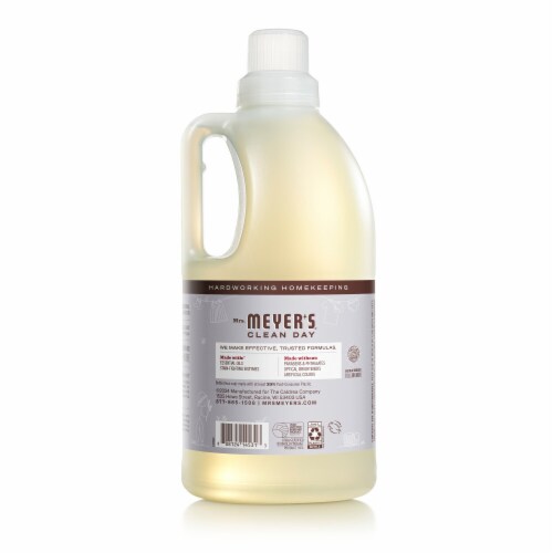Mrs. Meyer's Clean Day Lavender Laundry Detergent Perspective: back