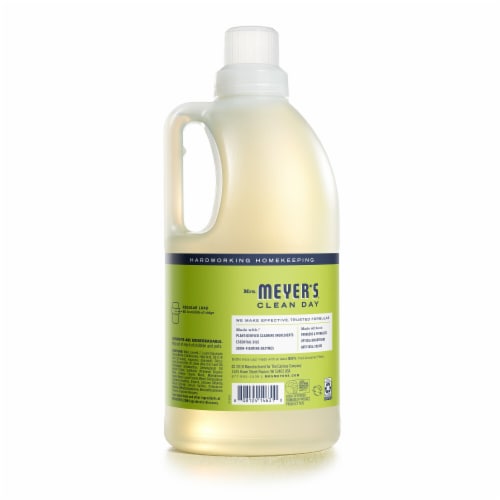 Mrs. Meyer's Clean Day Lemon Verbena Laundry Detergent Perspective: back
