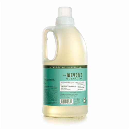 Mrs. Meyer's Clean Day Basil Laundry Detergent Perspective: back