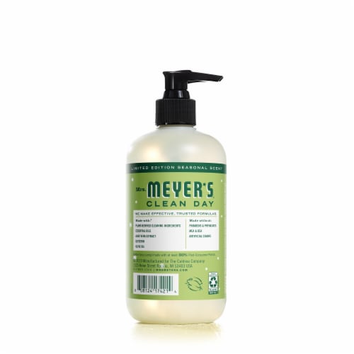Mrs. Meyer's Clean Day Liquid Hand Soap, Iowa Pine Scent, 12.5 Ounce Bottle Perspective: back