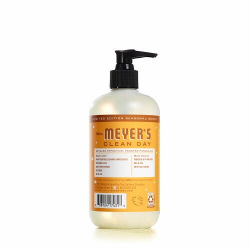 Mrs. Meyer's® Clean Day Orange Clove Scented Hand Soap Perspective: back
