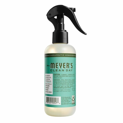 Mrs. Meyer's Clean Day Room Freshener, Basil Scent, 8 Ounce Non-Aerosol Spray Bottle Perspective: back