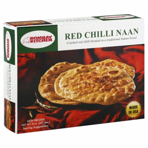 Bombay Kitchen Red Chili Naan Perspective: back