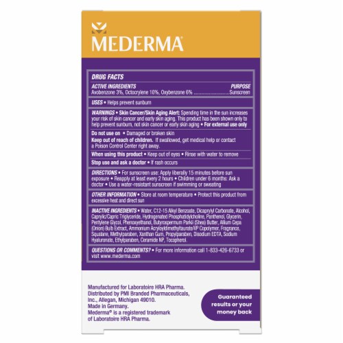 Mederma® SPF 30 Scar Cream Perspective: back