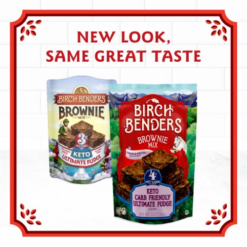 Keto Ultimate Fudge Brownie Mix, 10.8oz Perspective: back