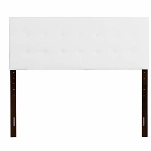 Glory Furniture Super Nova Faux Leather Upholstered Queen Headboard in White Perspective: back