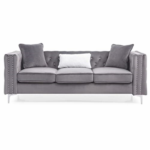 Glory Furniture Comfortable Modern Lounge Paige Velvet Sofa Chaise In