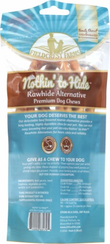 Fieldcrest Farms Nothin To Hide Mini Candy Cane Dog Chews Perspective: back