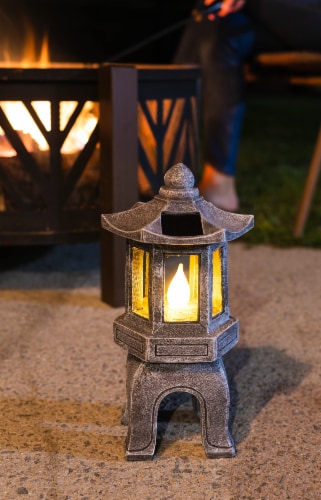 Solar pagoda garden lantern hotsell