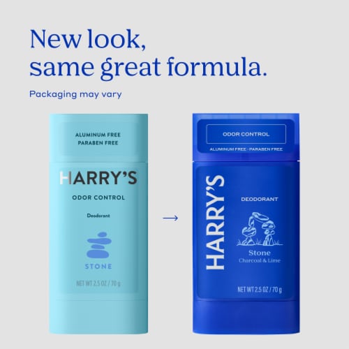 Harry's Men Odor Control Deodorant Stick Stone Aluminum Free Perspective: back