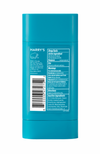 Harry's Men Fig Scent Odor & Sweat Control Antiperspirant Stick Perspective: back