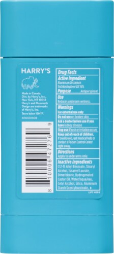 Harry's Odor & Sweat Control Men's Antiperspirant Deodorant Stick Redwood Scent Perspective: back