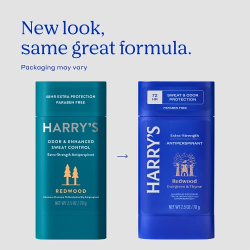 Harry's Men Extra-Strength Antiperspirant Stick Redwood 72 Hr Sweat & Odor Protection Perspective: back