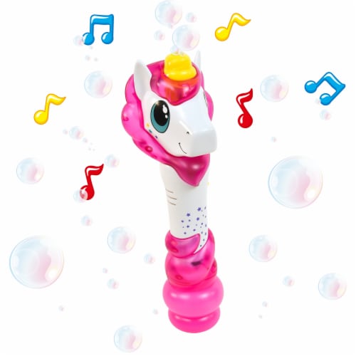 Maxx Bubbles Light & Sound Bubble Unicorn Baton Perspective: back