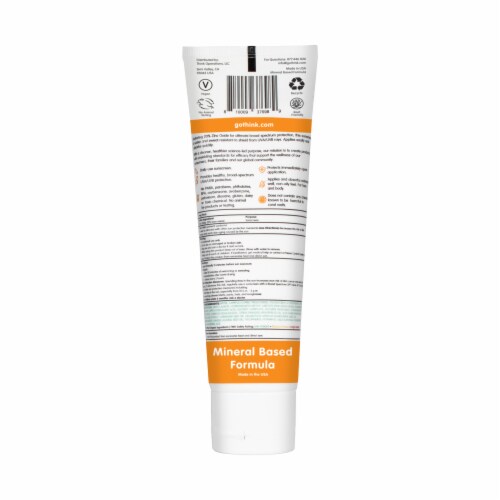 Thinksport Safe Aloe & Tea Leaves Sunscreen Perspective: back
