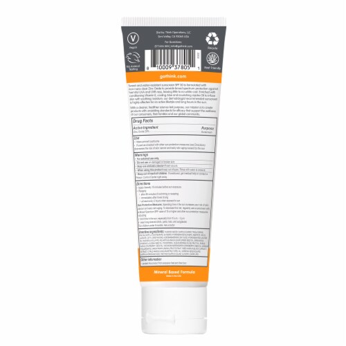 Thinksport® Clear Zinc Suncreen Perspective: back