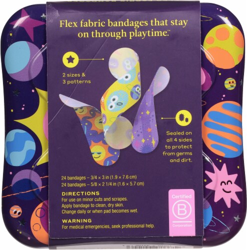 Welly® Bravery Badges® Assorted Flex Fabric Bandages Perspective: back