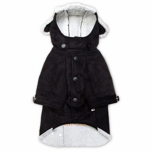 Touchdog Tuskegee Aero-Vintage Designer Dog Coat Perspective: back