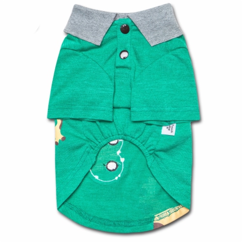 Touchdog Arubark Caribbean Style Dog Polo T-Shirt Perspective: back