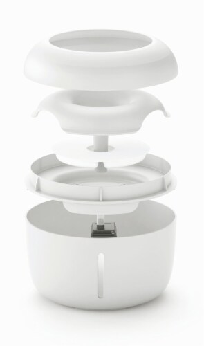 Pet Life Moda-Pure Ultra-Quiet Filtered Dog and Cat Fountain Waterer Perspective: back